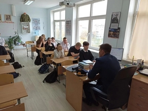 Встреча старшеклассников с офицером